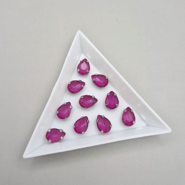 Stras Lacrima 7x10mm Fucsia jelly [1]