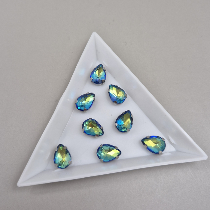 Stras lacrima 7x10mm Safir RB [1]