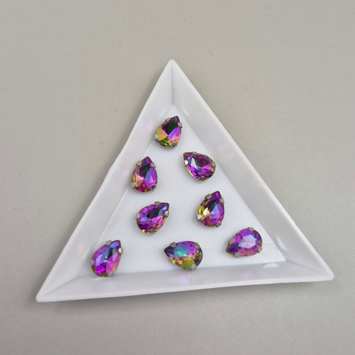 Stras lacrima 7x10mm Smarald RB [1]