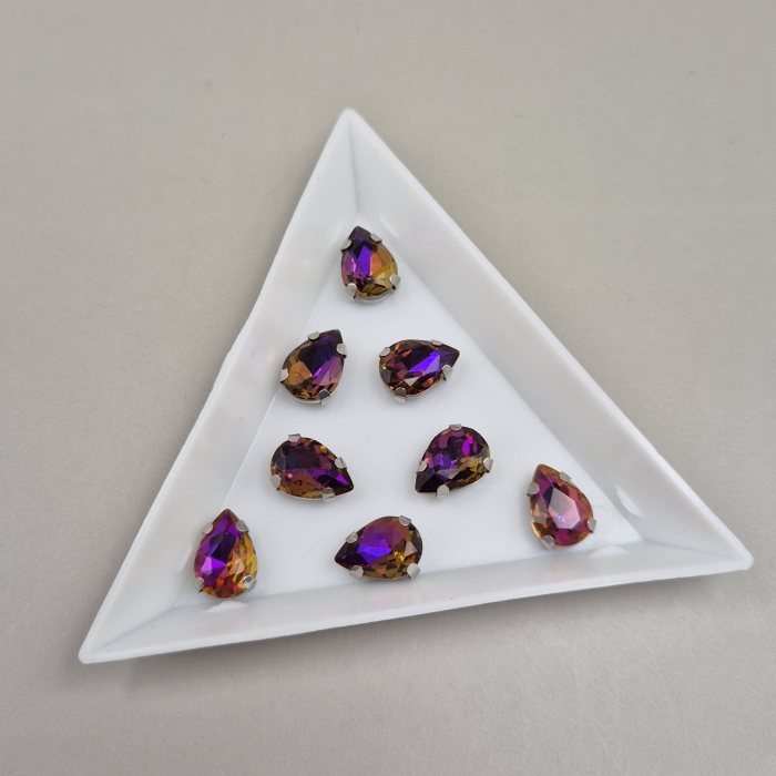 Stras lacrima 7x10mm Ametist RB [1]