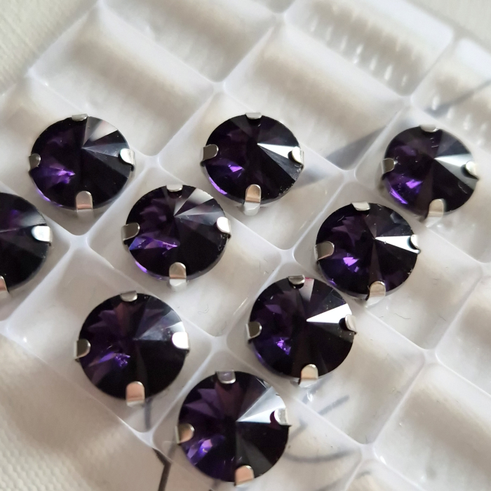 Stras 10mm rotund mov [2]