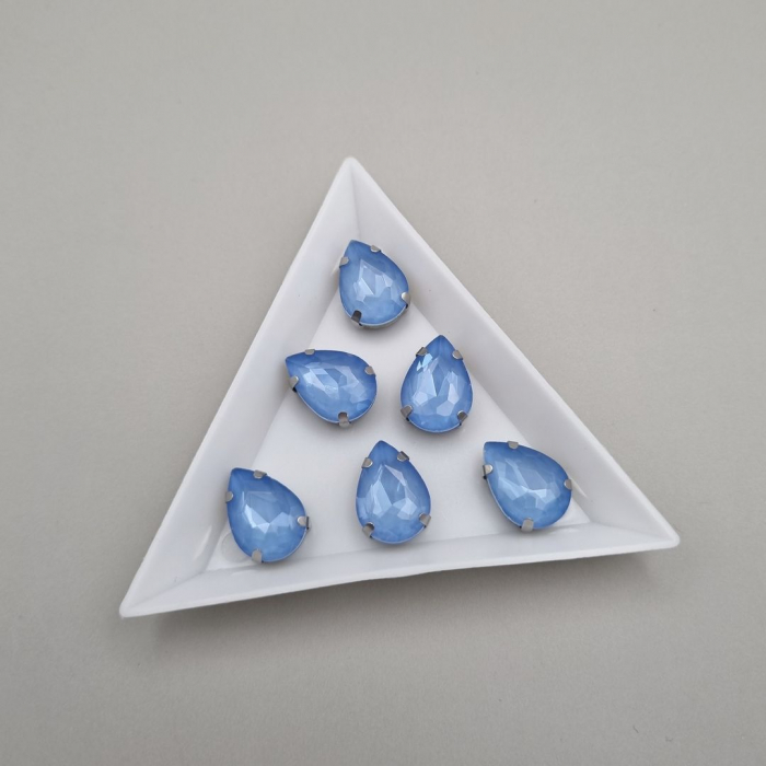 Stras sticla 10x14mm Safir deschis jelly [1]