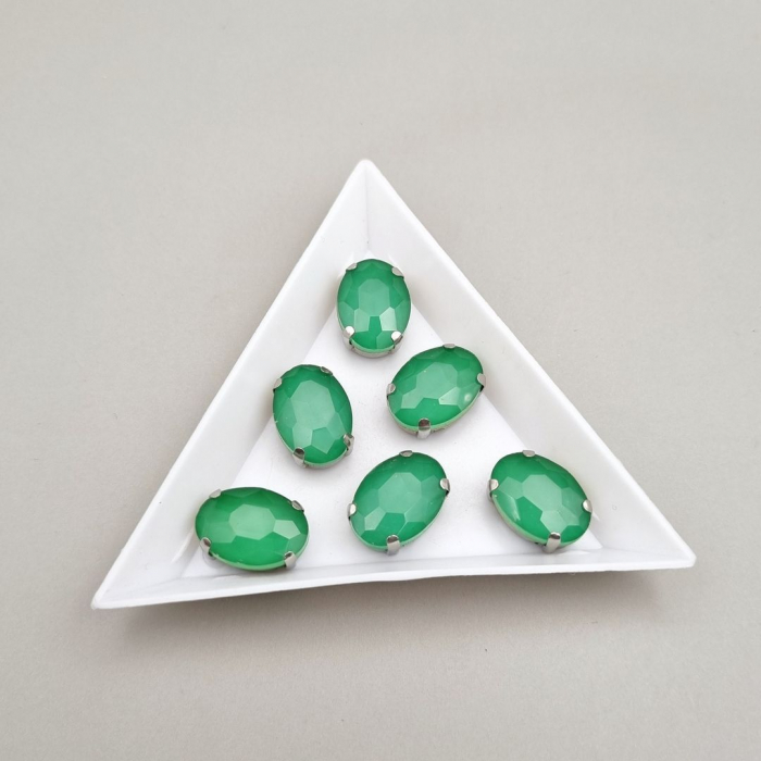 Stras sticla 10x14mm Smarald jelly [1]