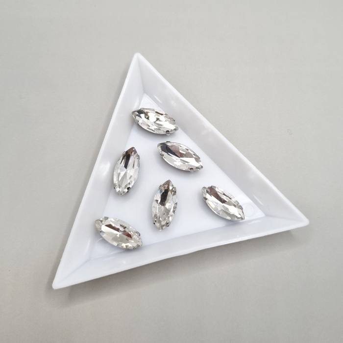 Stras sticla 7x15mm clear [1]