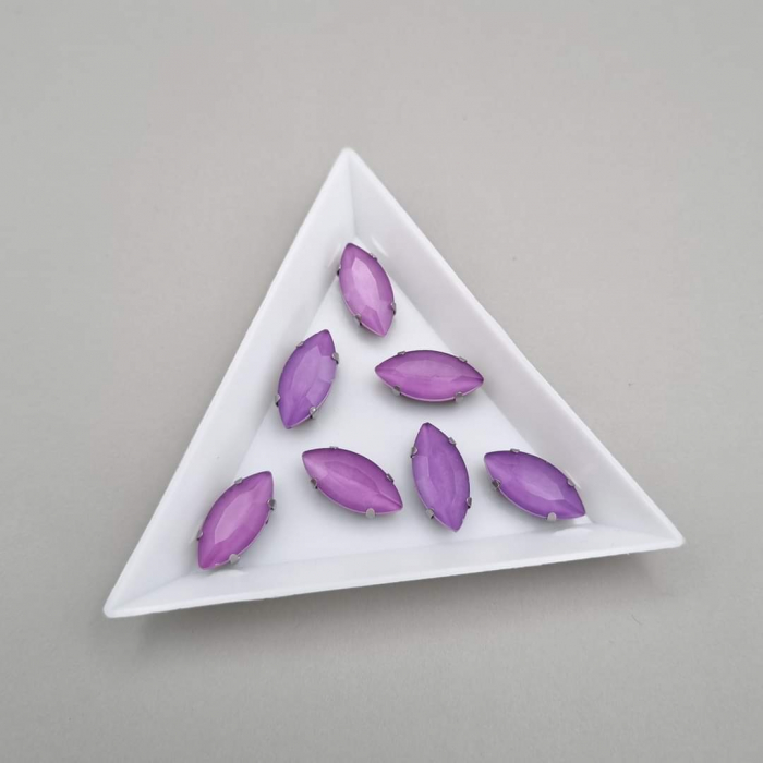 Stras sticla 7x15mm Mov jelly [1]