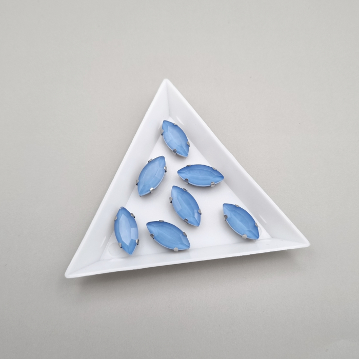 Stras sticla 7x15mm Safir deschis jelly [1]