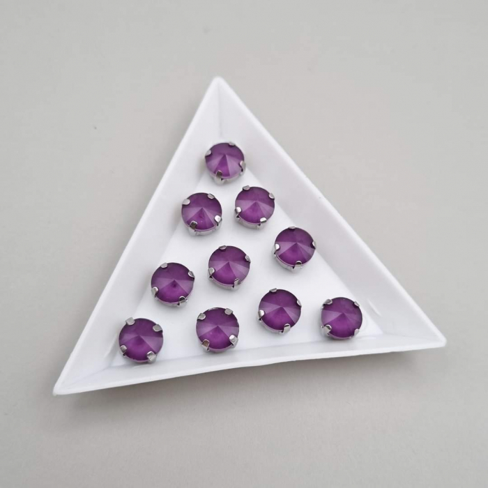 Stras 8mm rotund Ametist jelly [1]