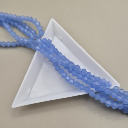 Margele - Margele 4mm biconice albastru