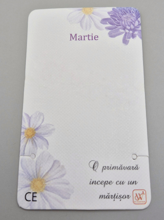 Martisor 2025 - Cartonase martisor 9x5.5cm - set 20 buc