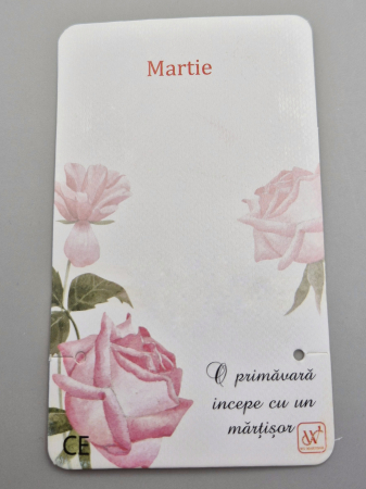 Martisor 2025 - Cartonase martisor 9x5.5cm - set 20 buc