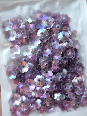 Mov/ violet - Paiete floare cupa 8mm ametst AB