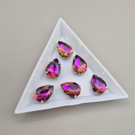 Roz - Stras 10x14mm lacrima Yellow RB