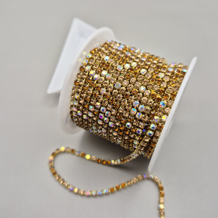 Maro - Lant strasuri Mix cofee 2.5mm