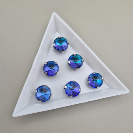 Strasuri - culori speciale - toate formele - Stras 10mm rotund Safir RB