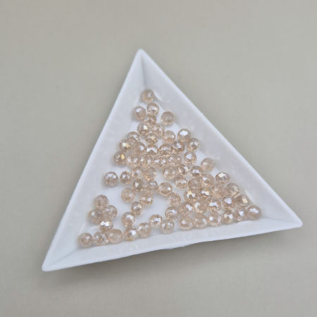 Ivoire - Margele 3x4mm fatetate bej AB