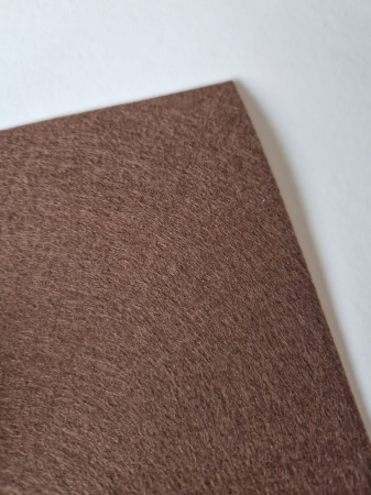 Fetru - Fetru rigid 1mm maro inchis ~20x30cm