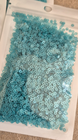 Paiete 3mm - Paiete 2mm/3mm albastru turcoaz