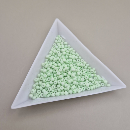 Verde/ Smarald - Margele nisip verde menta ~2mm