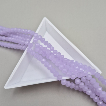 Mov/ violet - Margele fatetate 3x4mm violet