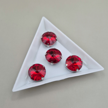 Toate Produsele - Stras 16mm rotund rosu deschis