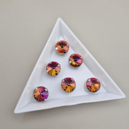 Strasuri - culori speciale - toate formele - Stras 10mm rotund Topaz RB