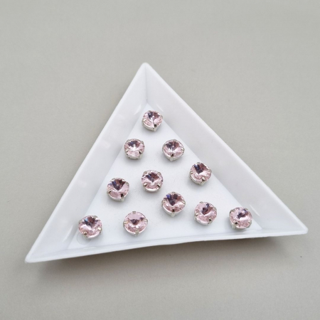 Strasuri Rotunde si Ovale - Stras rotund 6mm roz