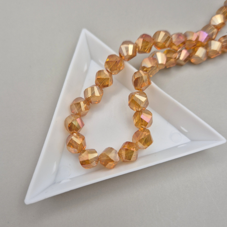 Alte forme - Margele fatetate 8mm gold AB