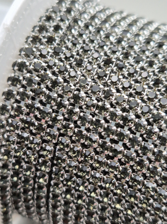 Lant strasuri grafit 2mm/2.5mm [1]