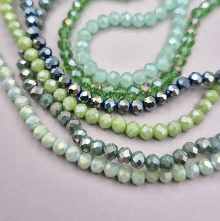 Margele - Mix margele fatetate - 6 seturi ~720 buc