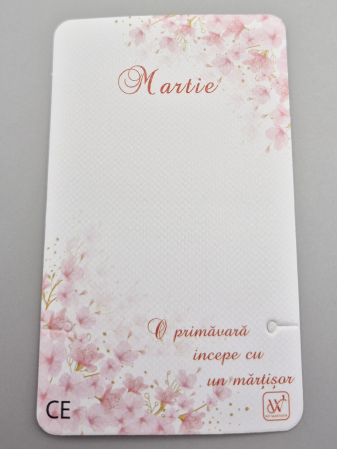 Martisor 2025 - Cartonase martisor 9x5.5cm - set 20 buc