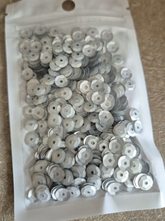 Argintiu - Paiete 6mm cupa argintiu