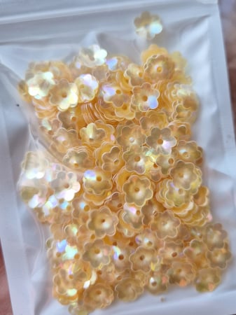 Paiete - Paiete floare cupa 8mm topaz AB