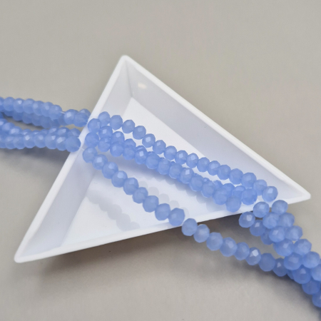 Margele - Margele fatetate 3x4mm albastru