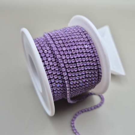 Mov/ violet - Lant strasuri 2mm violet MK