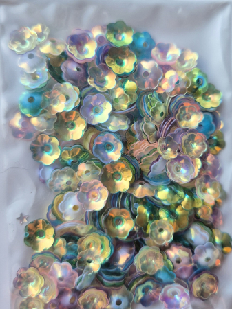 Mov/ violet - Paiete floare cupa 8mm mix 2 AB