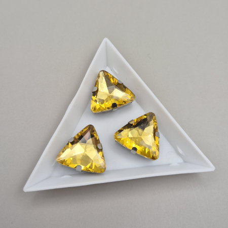 Strasuri Patrate si Triunghi - Stras 18mm sticla