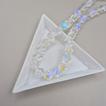 Alte forme - Margele fatetate 8mm clear AB