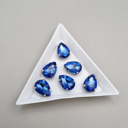 Strasuri Lacrima - Stras Lacrima 10x14mm Safir deschis