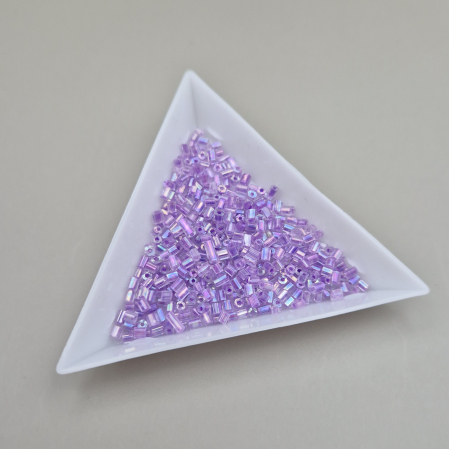 Margele - Margele nisip violet AB ~3mm