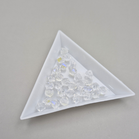 Alte forme - Margele fatetate 6mm clear AB