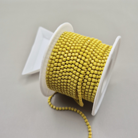 Toate Produsele - Lant strasuri citrine portelan 2.5mm