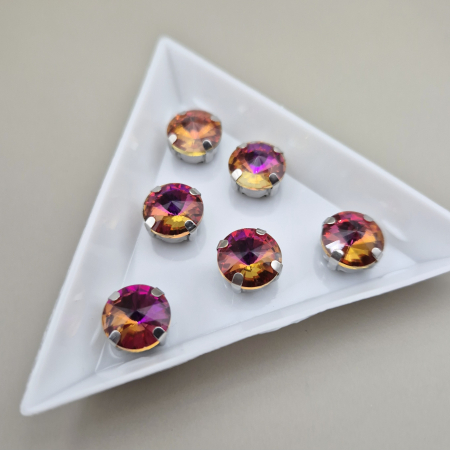 Stras 10mm rotund Topaz RB [1]