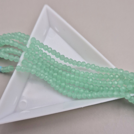 Fatetate 2x3mm - Margele fatetate 2x3mm verde2