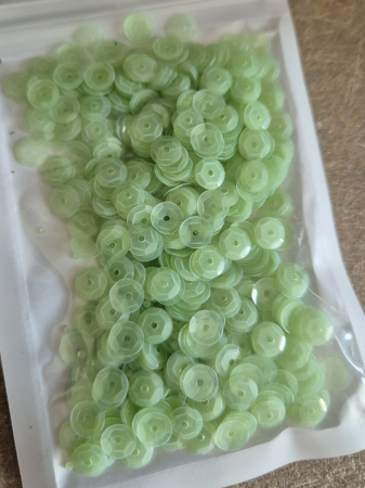 Paiete 6mm - Paiete 6mm cupa verde verde deschis