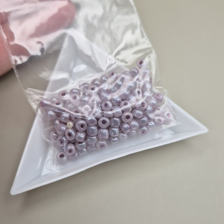 Margele - Margele nisip violet ~4mm