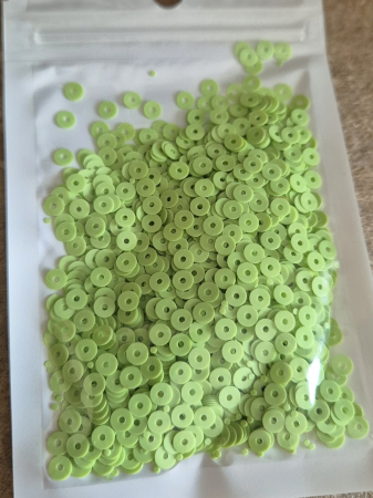 Paiete - Paiete 4mm verde deschis opac