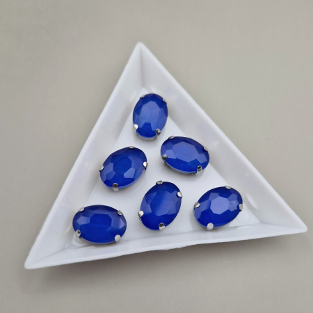 Strasuri - culori speciale - toate formele - Stras 10x14mm oval Safir jelly