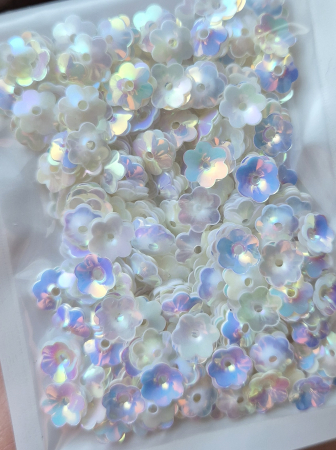 Ivoire - Paiete floare cupa 8mm milky white JG 1