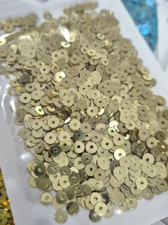 Paiete 4mm auriu deschis oglinda [1]