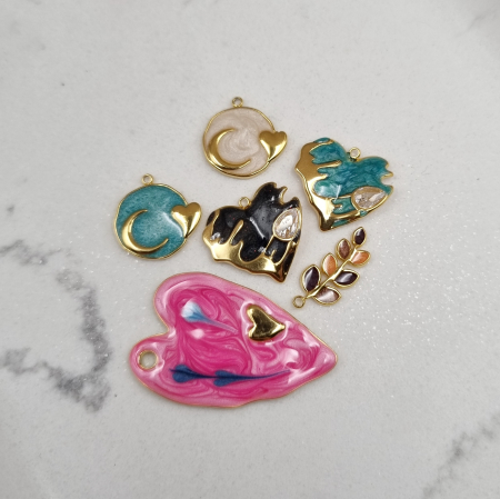 Pandantive - Pandantive inox/ cristale zirconiu